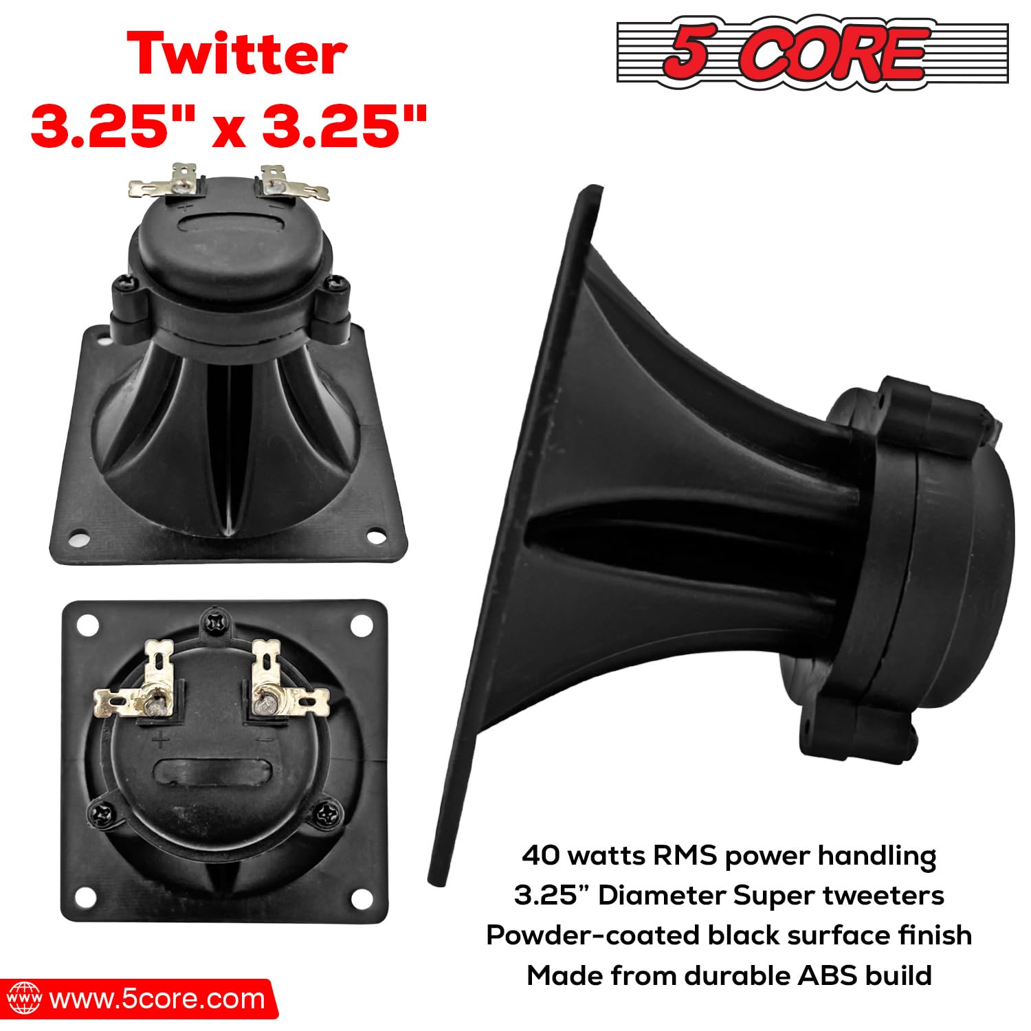 Amazon.com: 5 CORE Tweeter 3.25